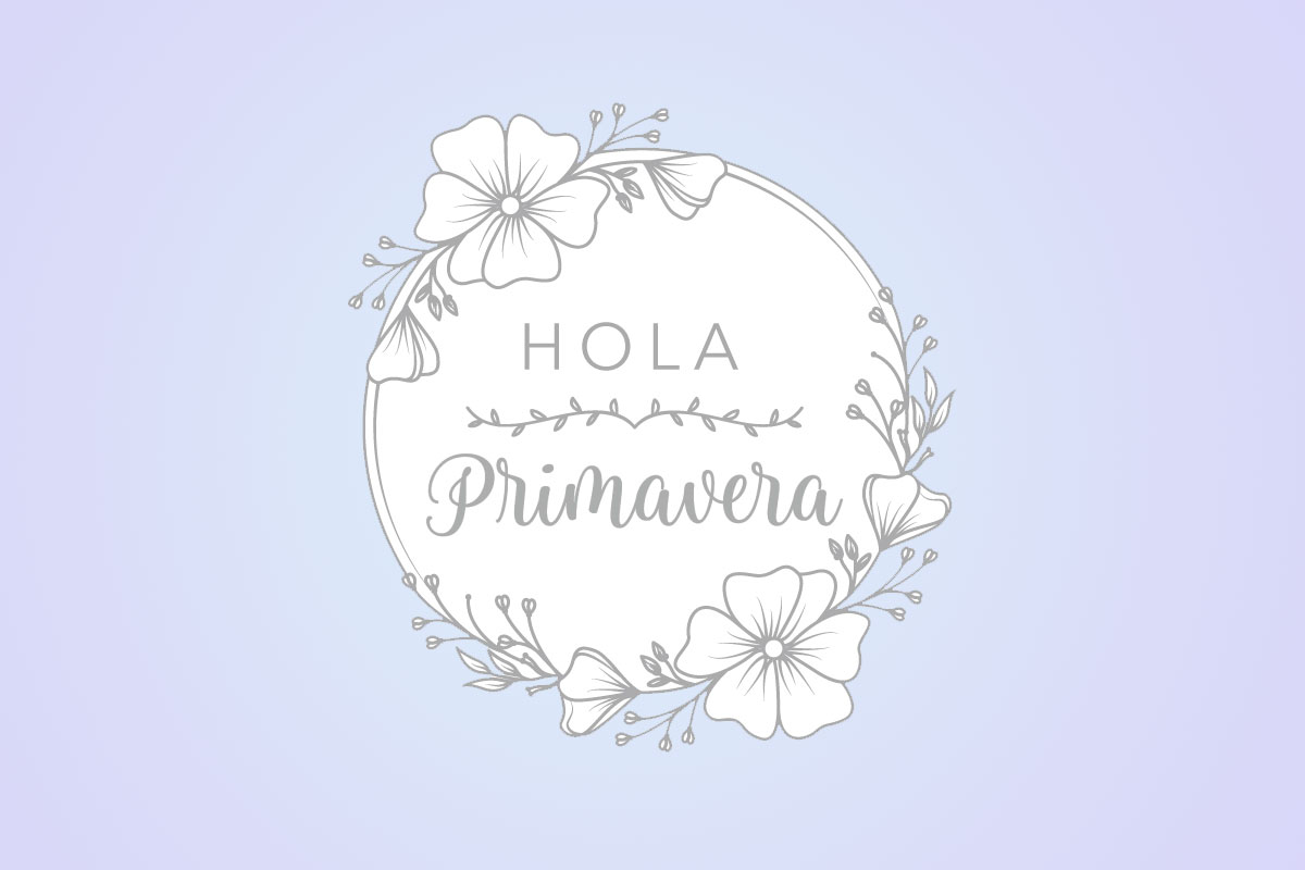 Plantilla para practicar lettering: Primavera - El Club del Lettering